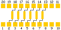 zero ohms jumpers array SWR0J-20-q2