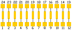 zero ohms jumpers array SWR0J-8